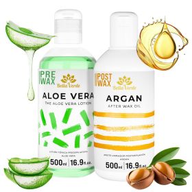 Pre and Post Waxing Care Home Kit for Women and Men Pack of 2 Pre and Post Wax Spray Care for Brazilian Body Legs Eyebrows Face Lips Armpits