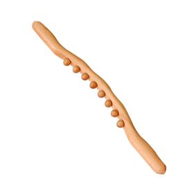 Wood Massage Tools For Body Shaping, Wood Massage Tools Lymphatic Drainage Massager Wood Massage Rollers For Neck Back Relaxation (Color: Wood-8 Beads)