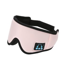 3D Stereo Eyeglasses Luminous Breathable Sleep Dual Ear Music Telephone Eyeglasses Music Call Eye Mask Christmas Gift For Women/Kids/Children/Men/Adul (Color: Pink)