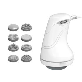 Cellulite Massager Cellulite Remover with 8 Heads Body Sculpting Machine Electric Handheld Machine for Belly Waist Arms Legs Buttocks (Quantity: 1, Color: White)